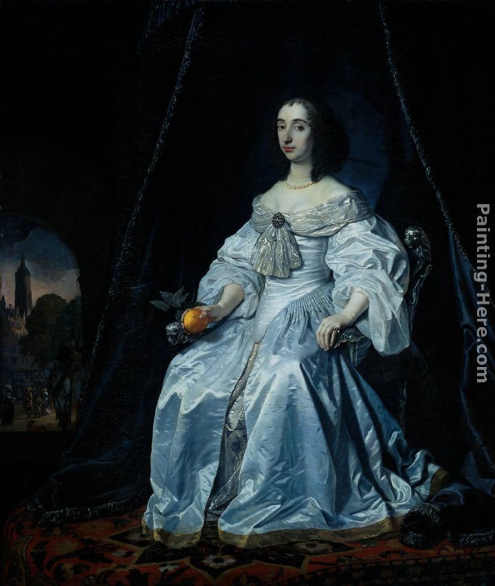 Princess Henrietta Mary Stuart painting - Bartholomeus van der Helst Princess Henrietta Mary Stuart art painting